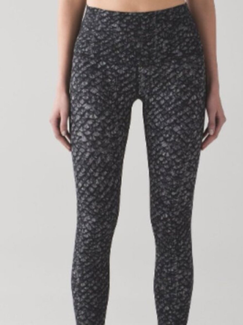 Lululemon Wunder Under High Rise Nulux Leggings Size 4 Iridescent Multi Black